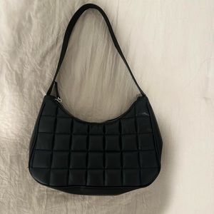 Black Quilted Shoulder Bag